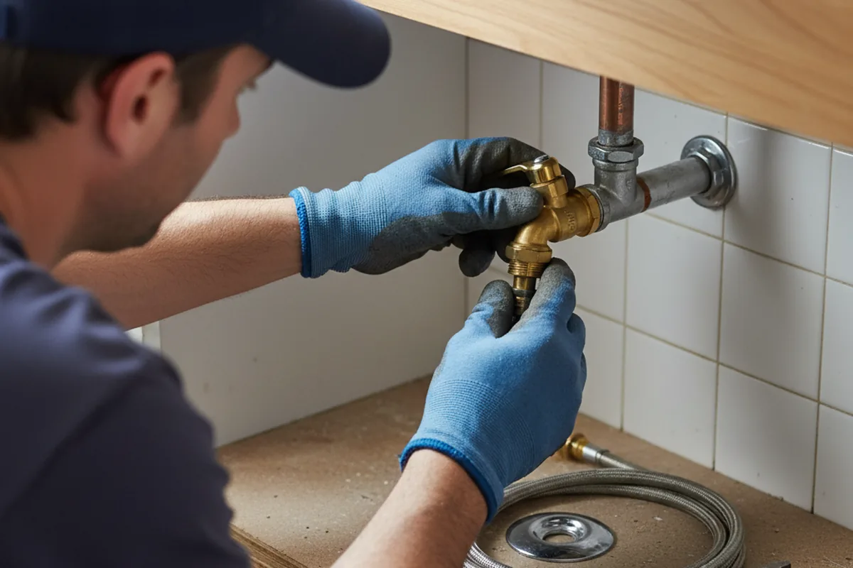 Shutoff valve and fitting work during Emergency Plumbing in Eugene